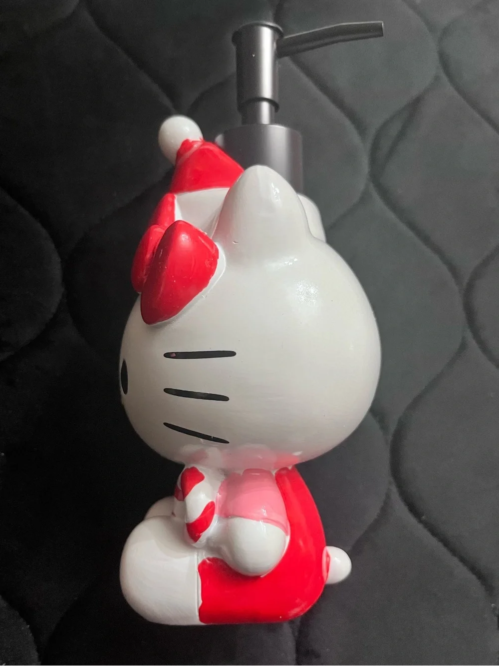 HELLO KITTY Candy Cane Holiday Soap Dispenser
